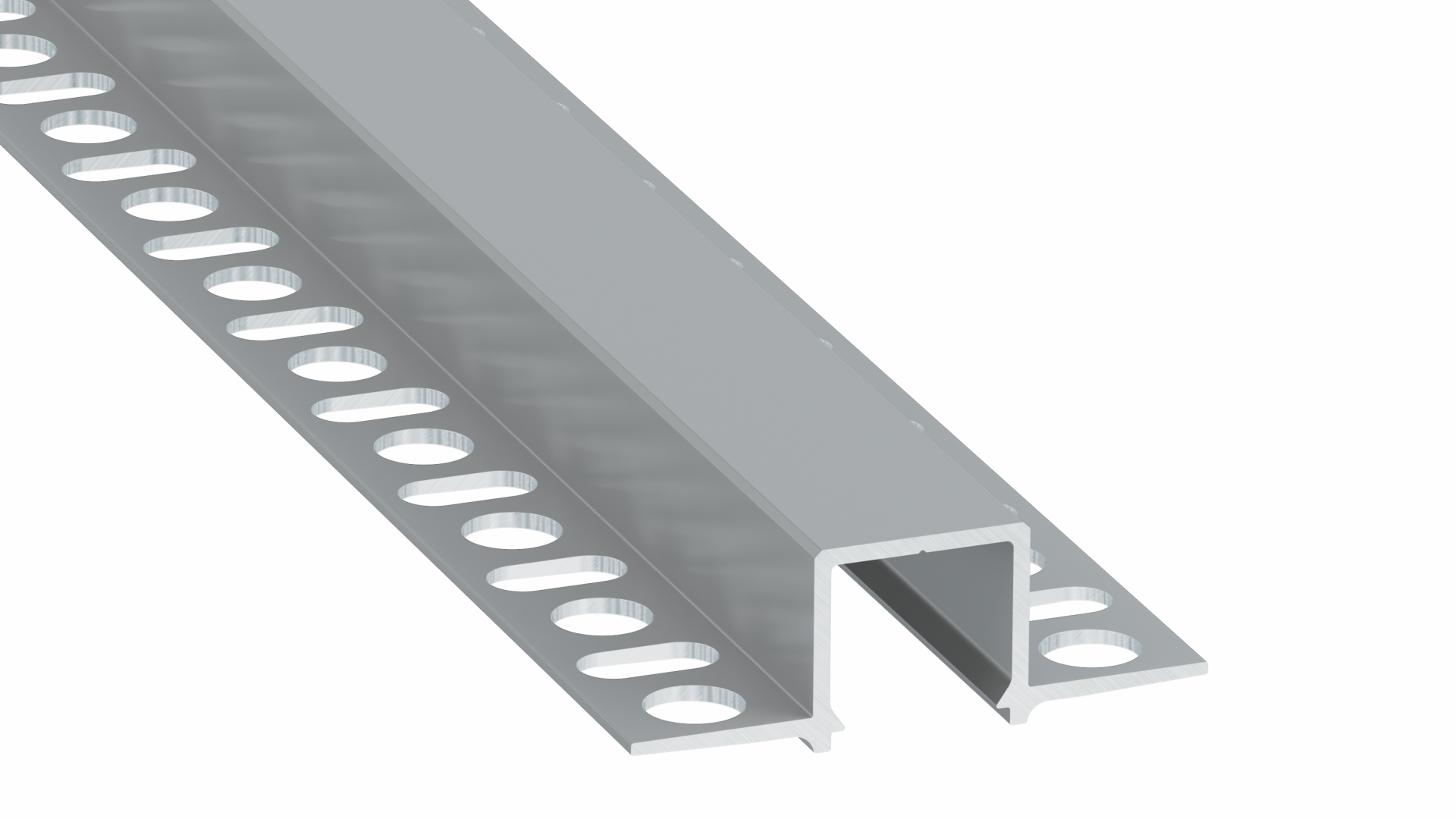 Profile LUMINES type Gaudi silver anodized 4,15 m